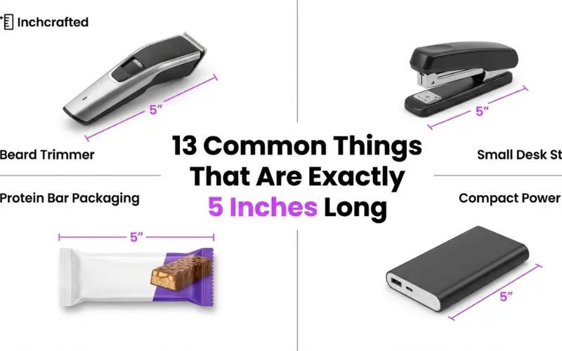 How Long Is 5 Inches Compared With Everyday Objects