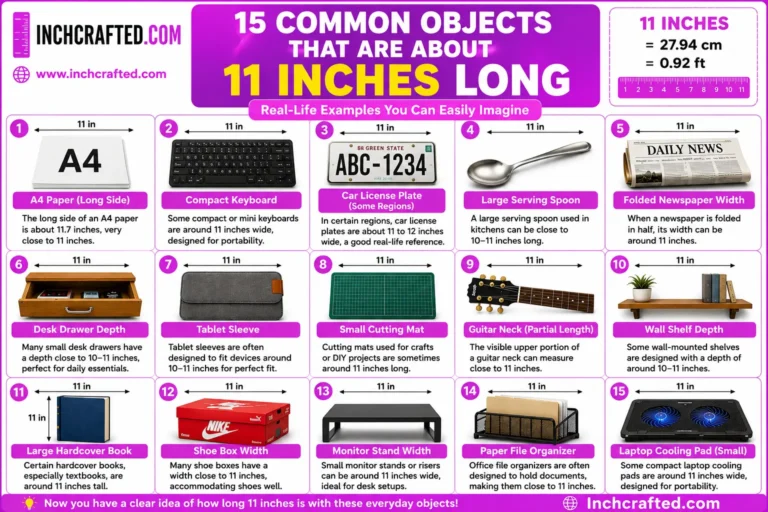 15 Common Objects That Are About 11 Inches Long