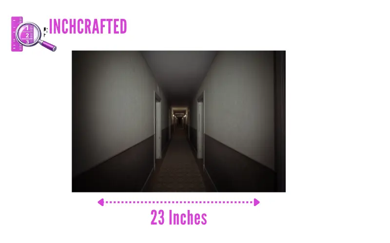 How long is 23 inches 