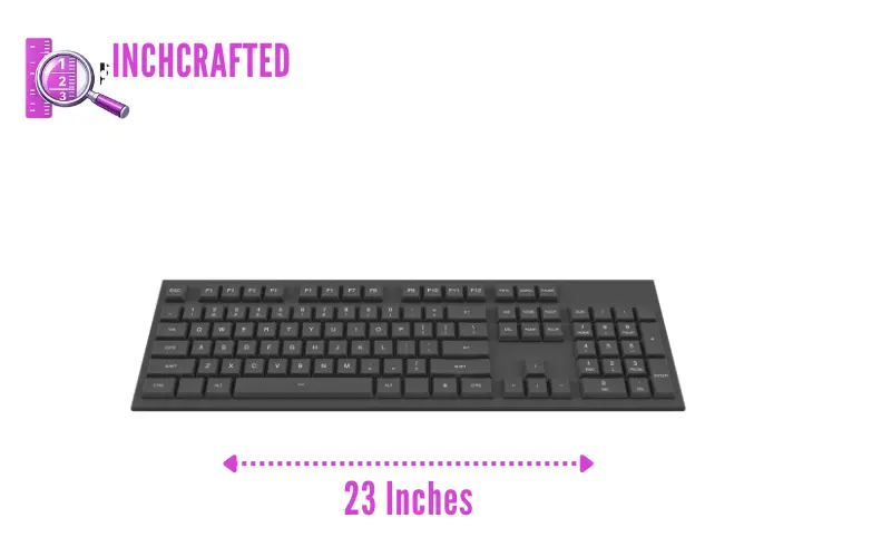 How long is 23 inches 