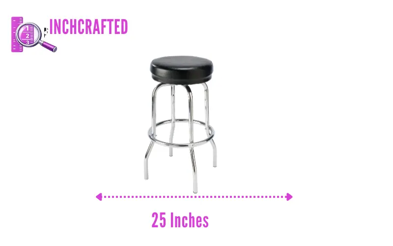 how long is 25 inches
