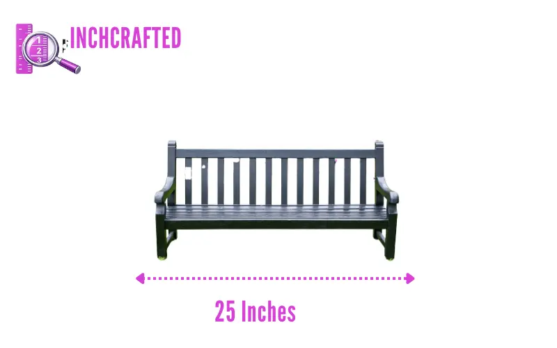 how long is 25 inches