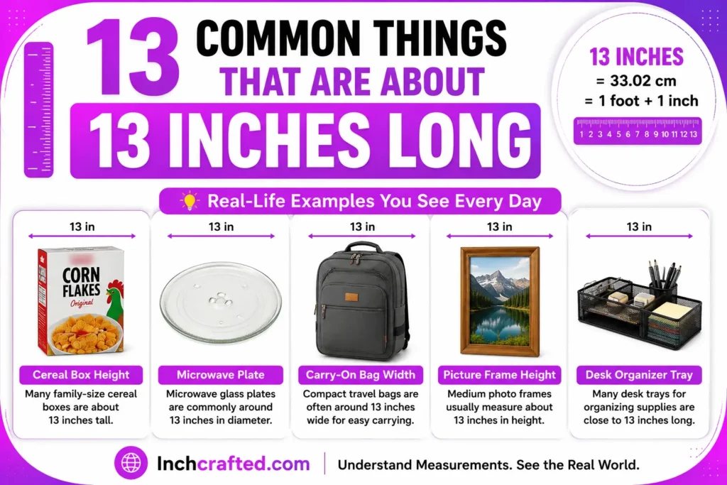 how long is 13 inches