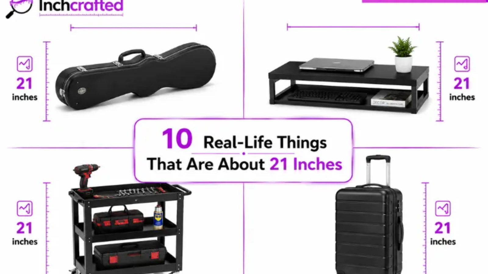 how long is 21 inches
