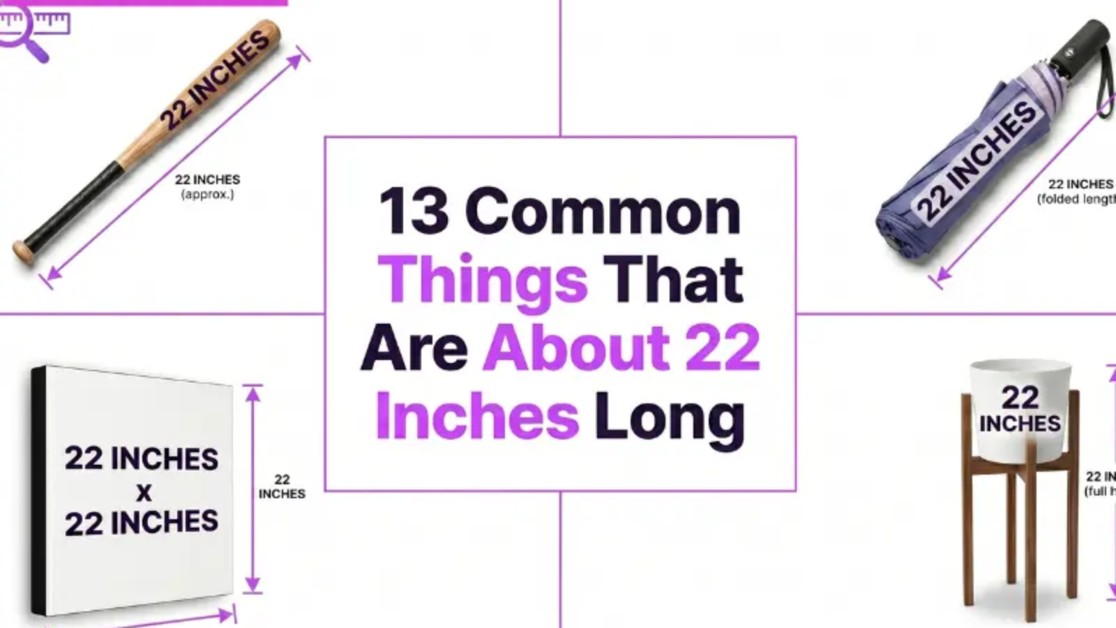 How long is 22 inches