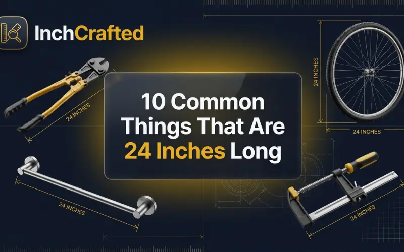 How long is 24 inches comparison with real-life objects