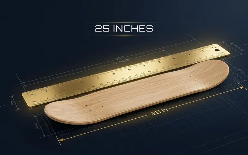 how long is 25 inches