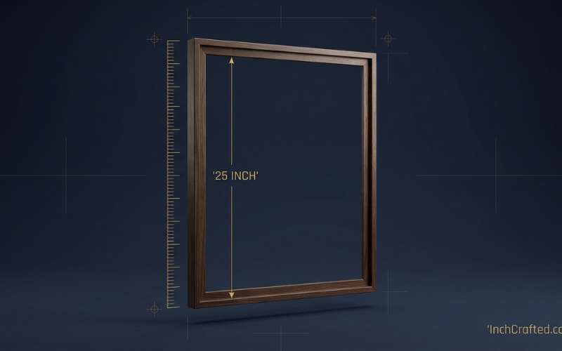 how long is 25 inches