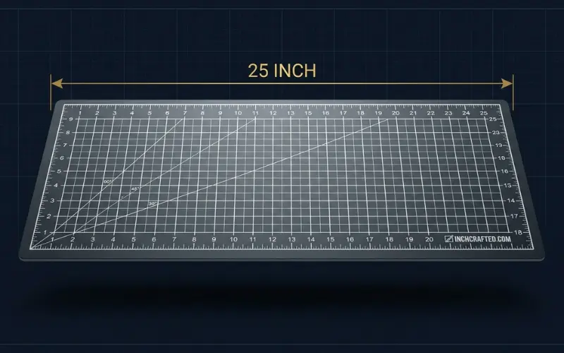 how long is 25 inches