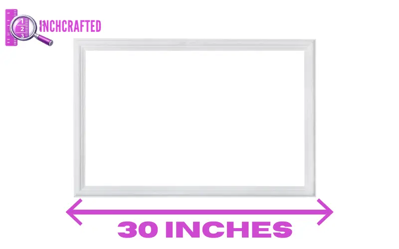 How big is 30 inches