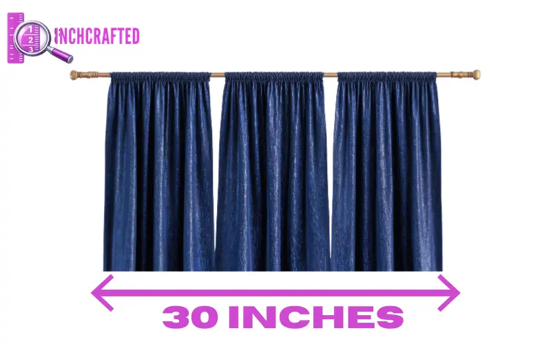 How big is 30 inches