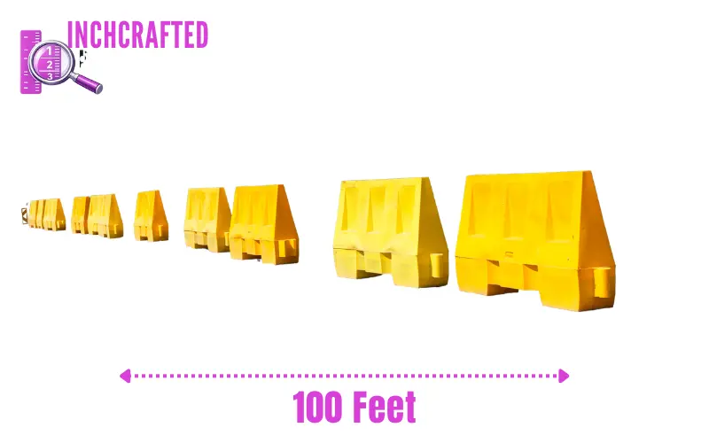 How long is 100 feet