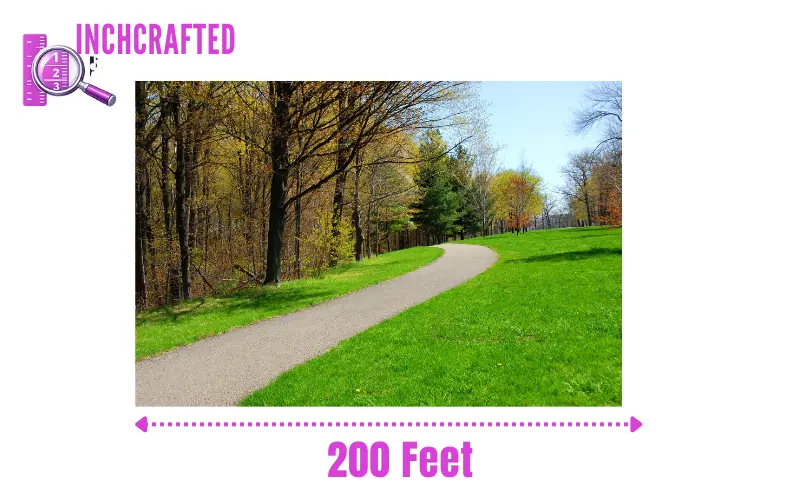 How long is 200 feet