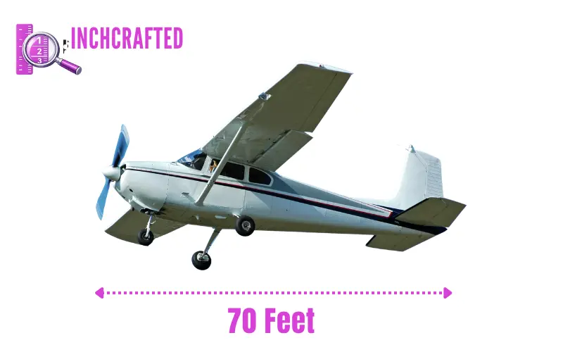 How long is 70 feet