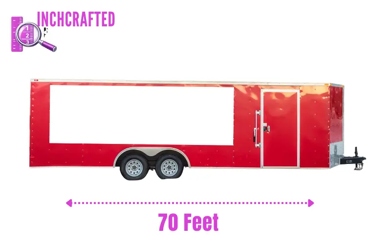 How long is 70 feet