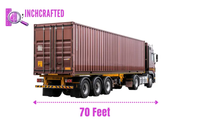 How long is 70 feet