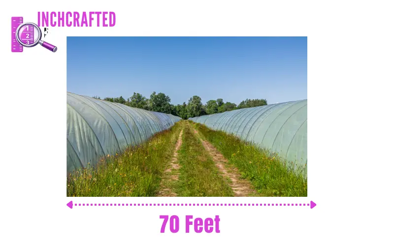 How long is 70 feet