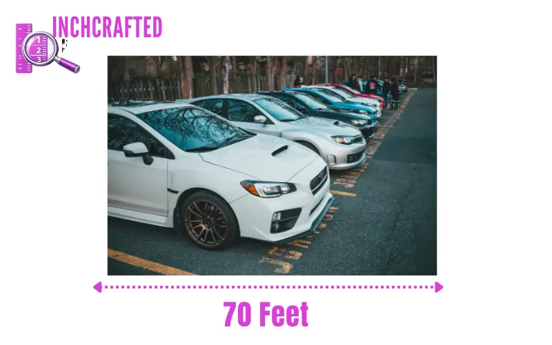 How long is 70 feet