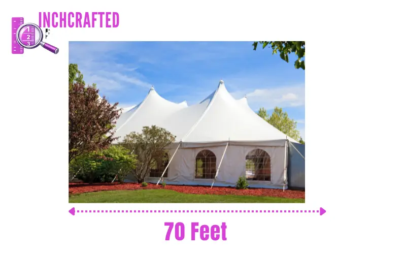 How long is 70 feet