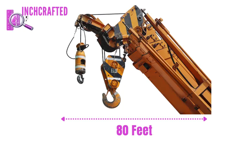How long is 80 feet