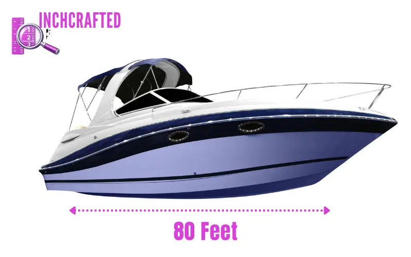 How long is 80 feet