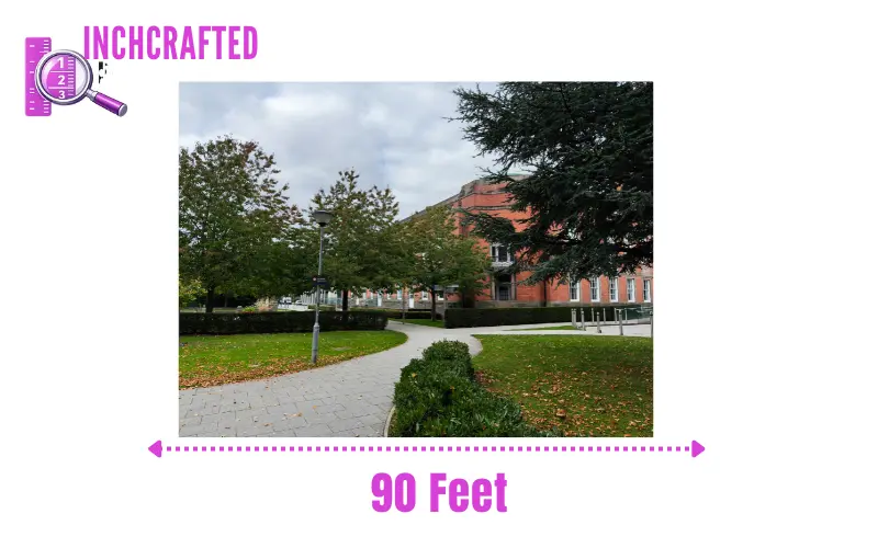 How long is 90 feet