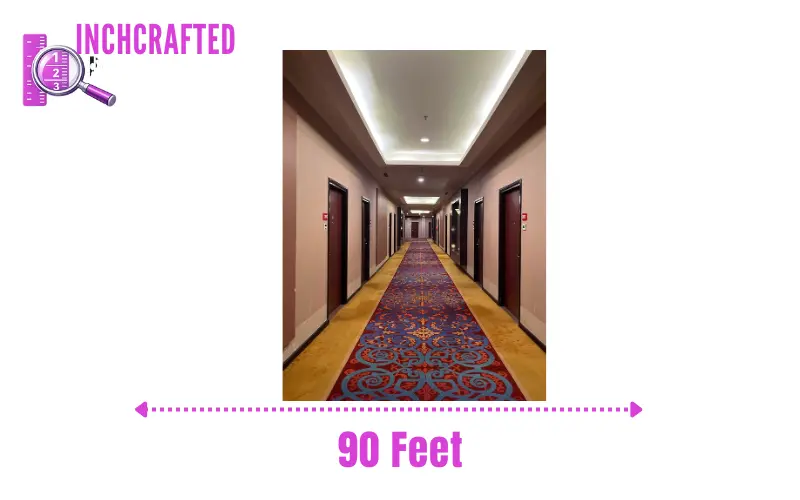 How long is 90 feet