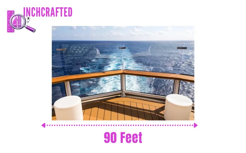 How long is 90 feet